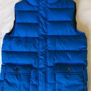 Gymboree Boy's Blue Quilted Vest Size L 10-12